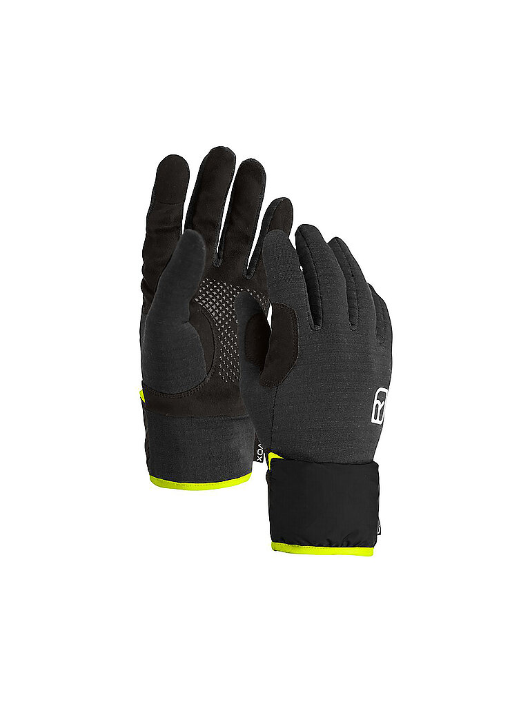 Ortovox ORTOVOX Herren Handschuhe Fleece Grid Cover schwarz | S, schwarz