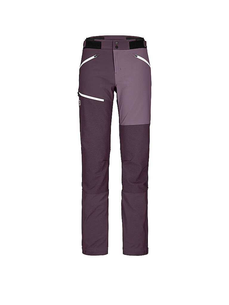 ORTOVOX Damen Softshell Wanderhose Westalpen beere | S