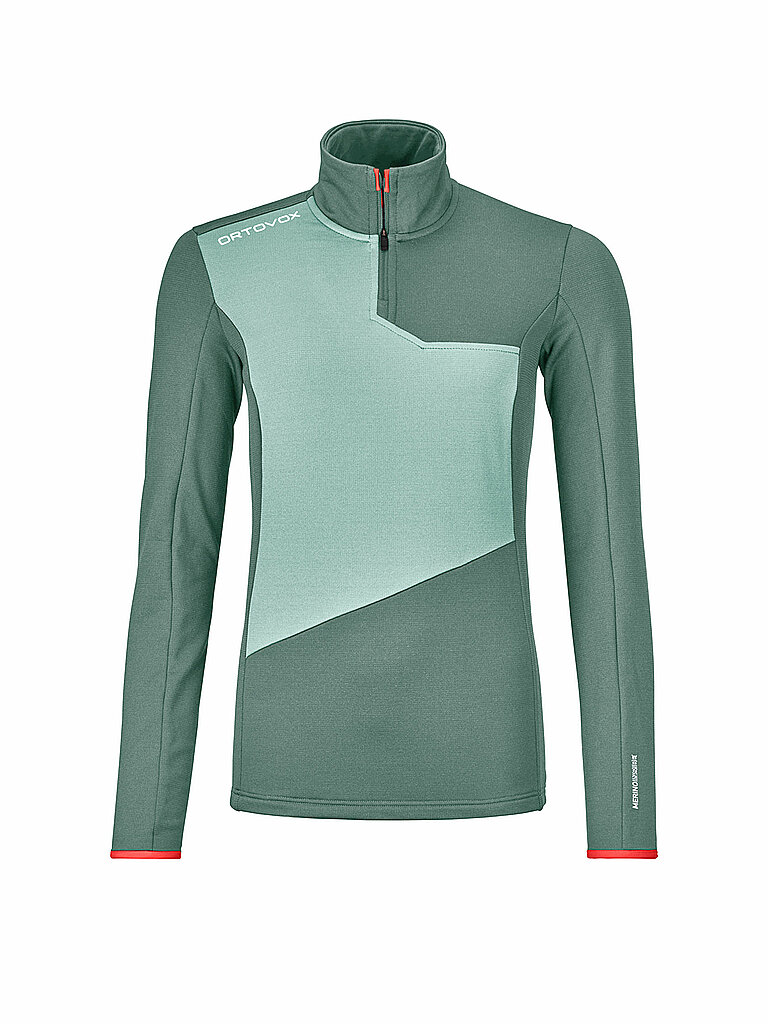 Ortovox ORTOVOX Damen Funktions Zipshirt FLeece Light petrol | XL, petrol