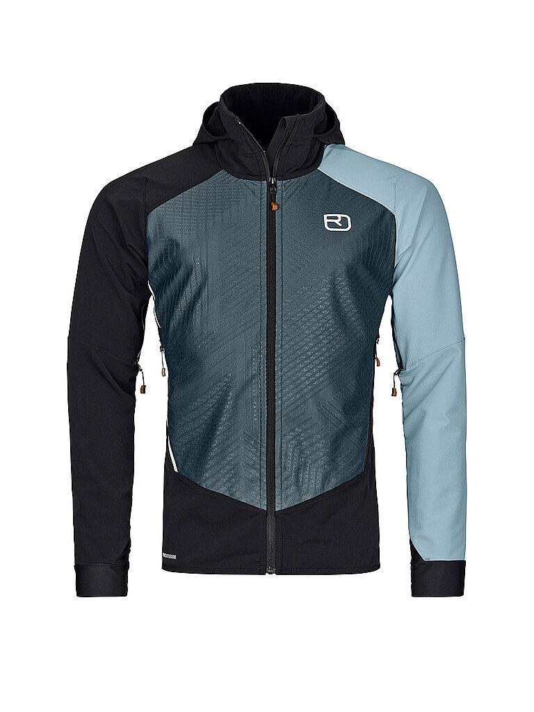 Ortovox ORTOVOX Herren Touren Softshelljacke Col Becchei Hoodie petrol | S, petrol