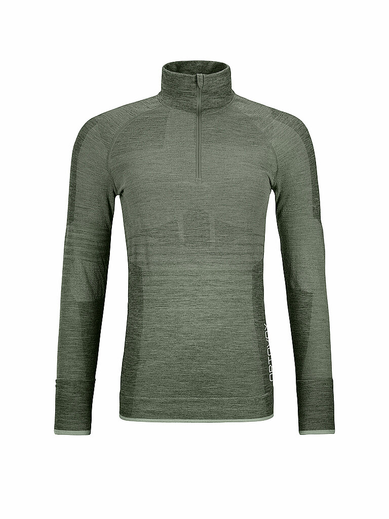 Ortovox ORTOVOX Damen Funktions Zipshirt 230 Competition dunkelgrün | XS, dunkelgrün
