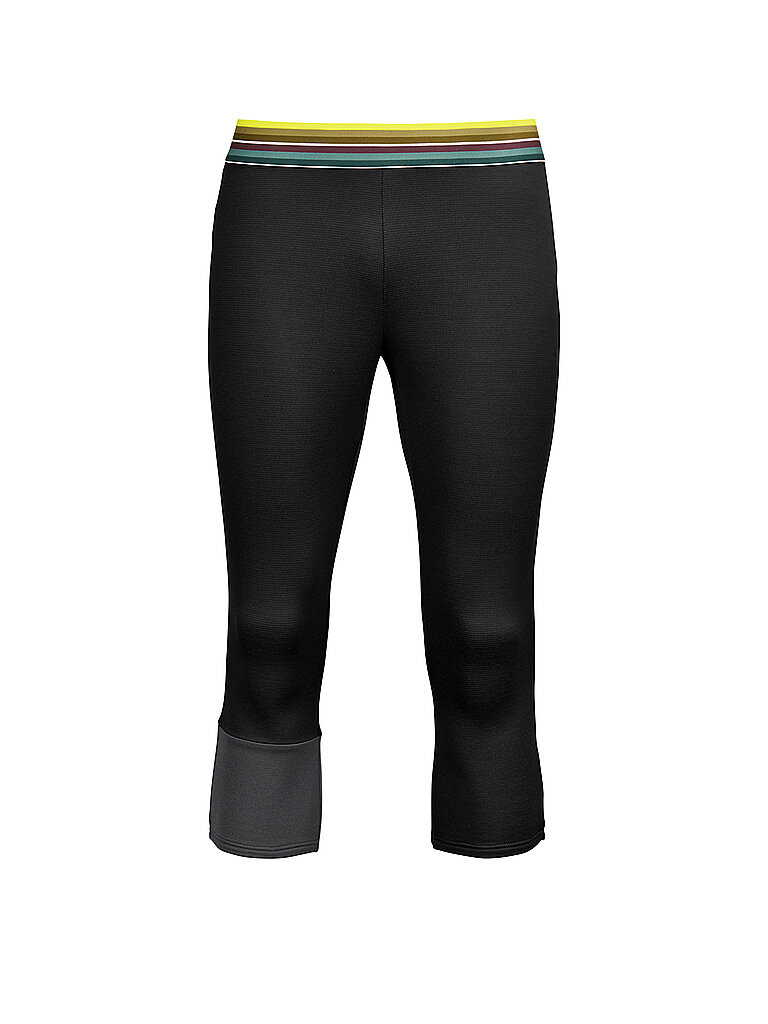 Ortovox ORTOVOX Herren Unterziehhose Fleece Light 3/4 schwarz | XXL, schwarz
