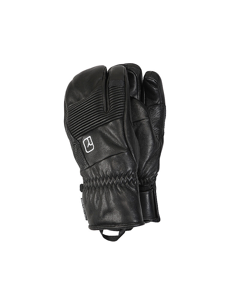 Ortovox ORTOVOX Herren Handschuhe Full Leather 3 Finger schwarz | M, schwarz