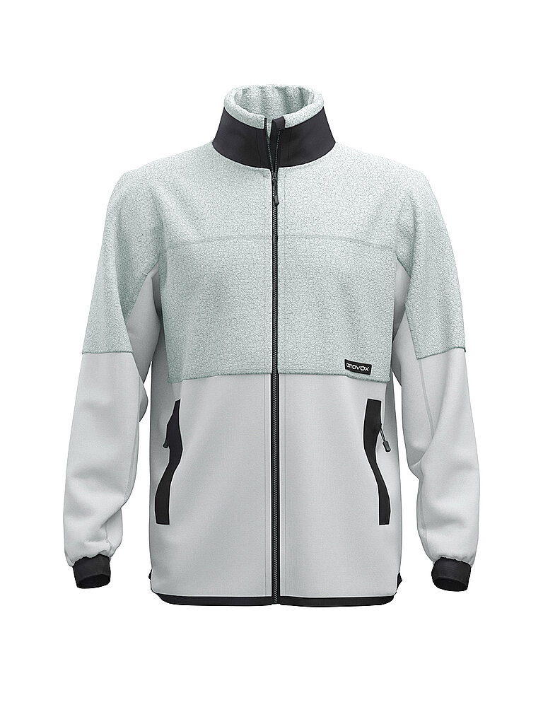 Ortovox ORTOVOX Herren Fleecejacke Teddy hellgrau | S, hellgrau