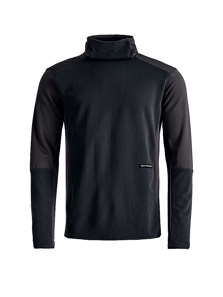 Ortovox ORTOVOX Herren Funktionsshirt Cord Fleece Hoodie schwarz | S, schwarz