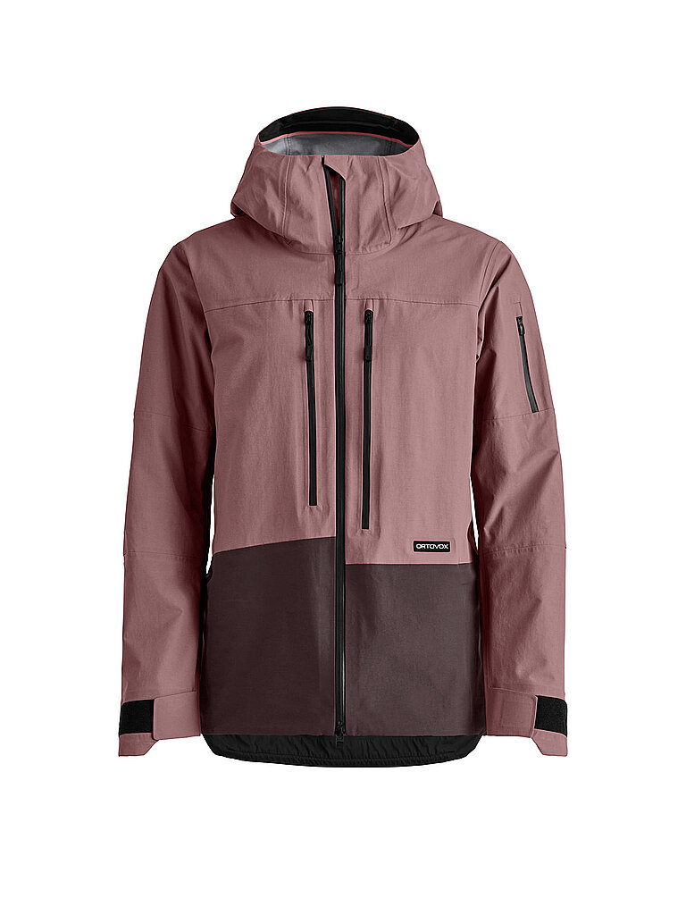 Ortovox ORTOVOX Damen Tourenjacke Ravine Free 3L Hoodie rosa | M, rosa