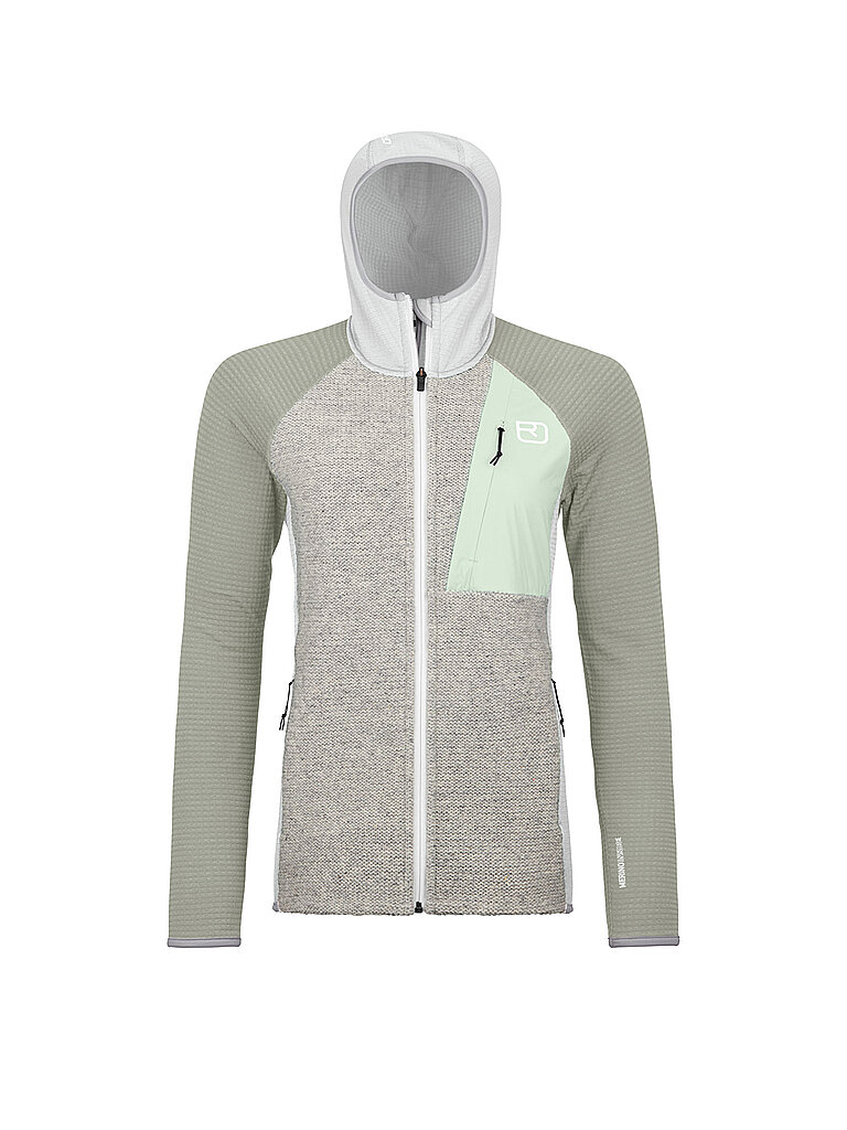 Ortovox ORTOVOX Damen Fleecejacke Classic Knit Hoodie hellgrau | XS, hellgrau