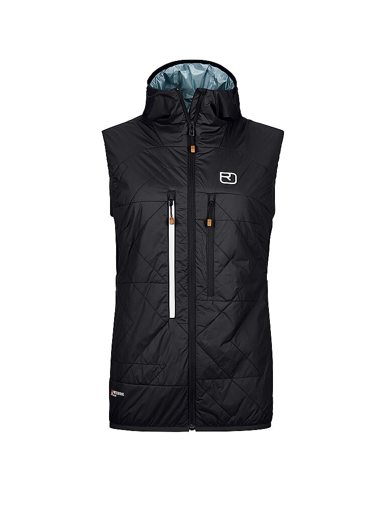 ORTOVOX Damen Isoweste Swisswool Piz Boè Hoodie schwarz | S