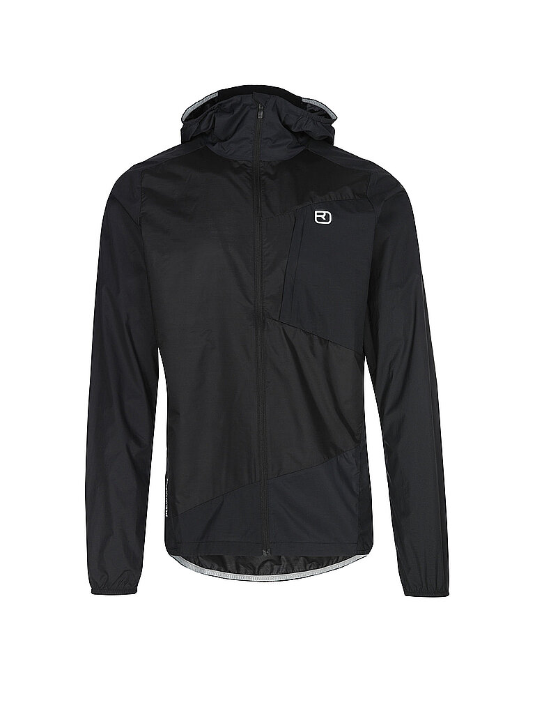 ORTOVOX Herren Windjacke Trace Hoodie schwarz | M