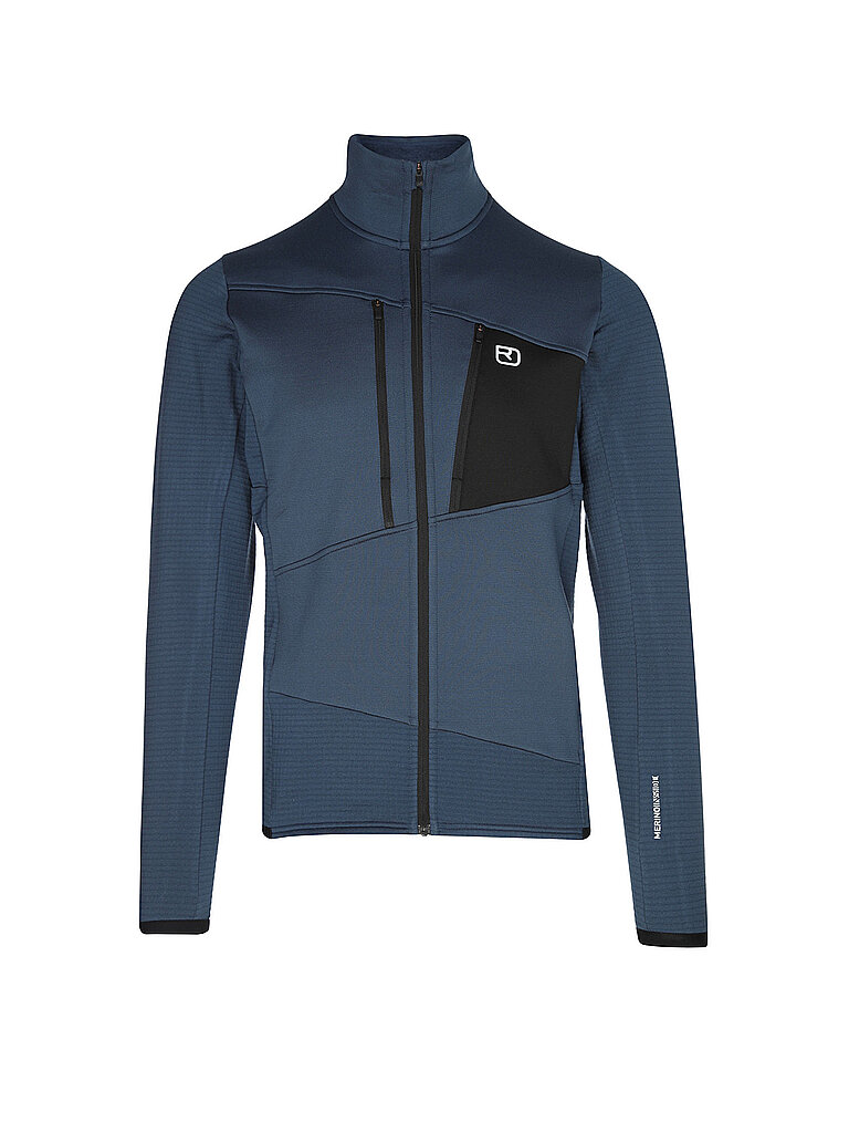 Ortovox ORTOVOX Herren Fleecejacke Grid dunkelblau | S, dunkelblau