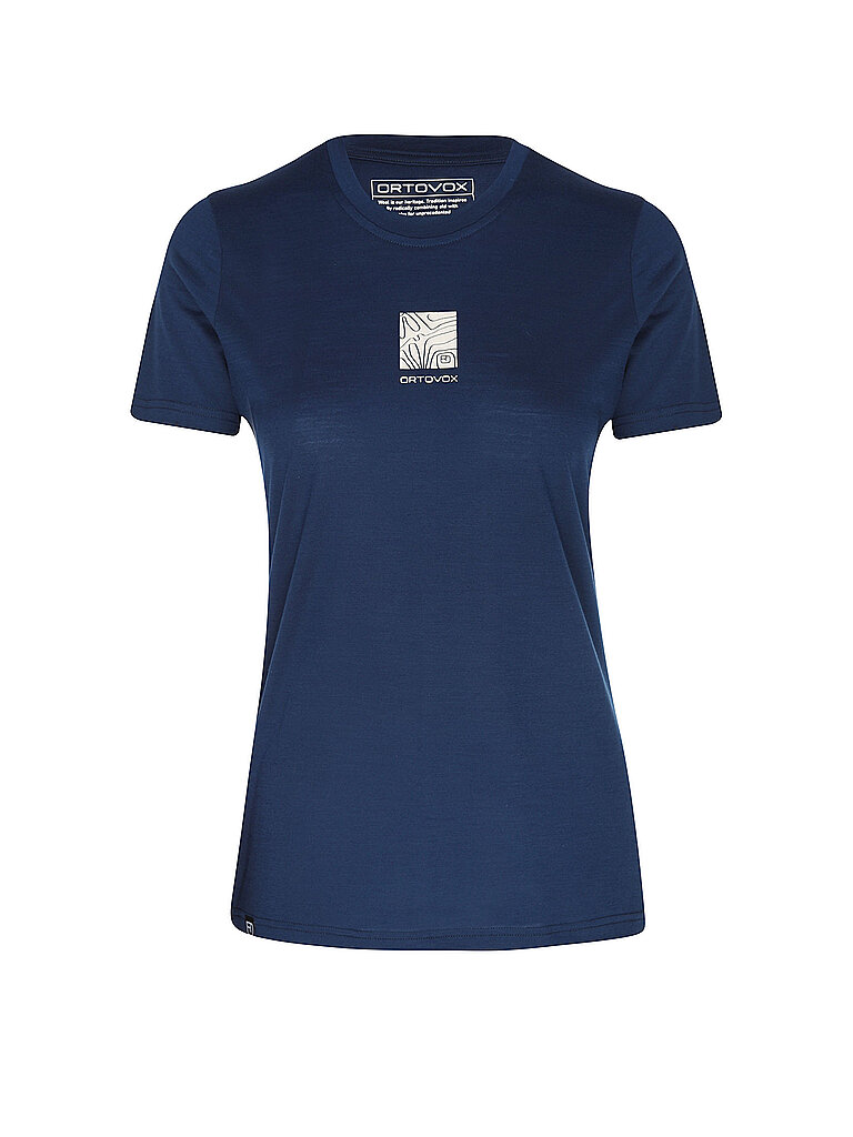 ORTOVOX Damen Tourenshirt Abstract 120 Cool Tec dunkelblau | XL