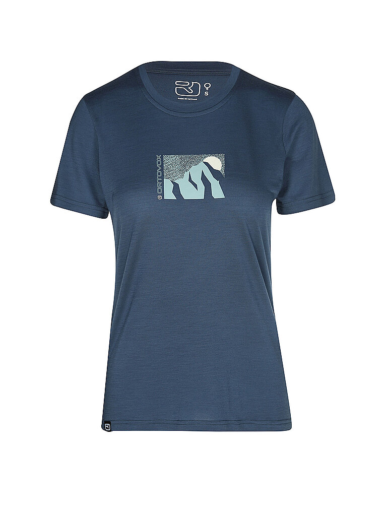 Ortovox ORTOVOX Damen Funktionsshirt 120 Cool Tec MTN Sun dunkelblau | L, dunkelblau
