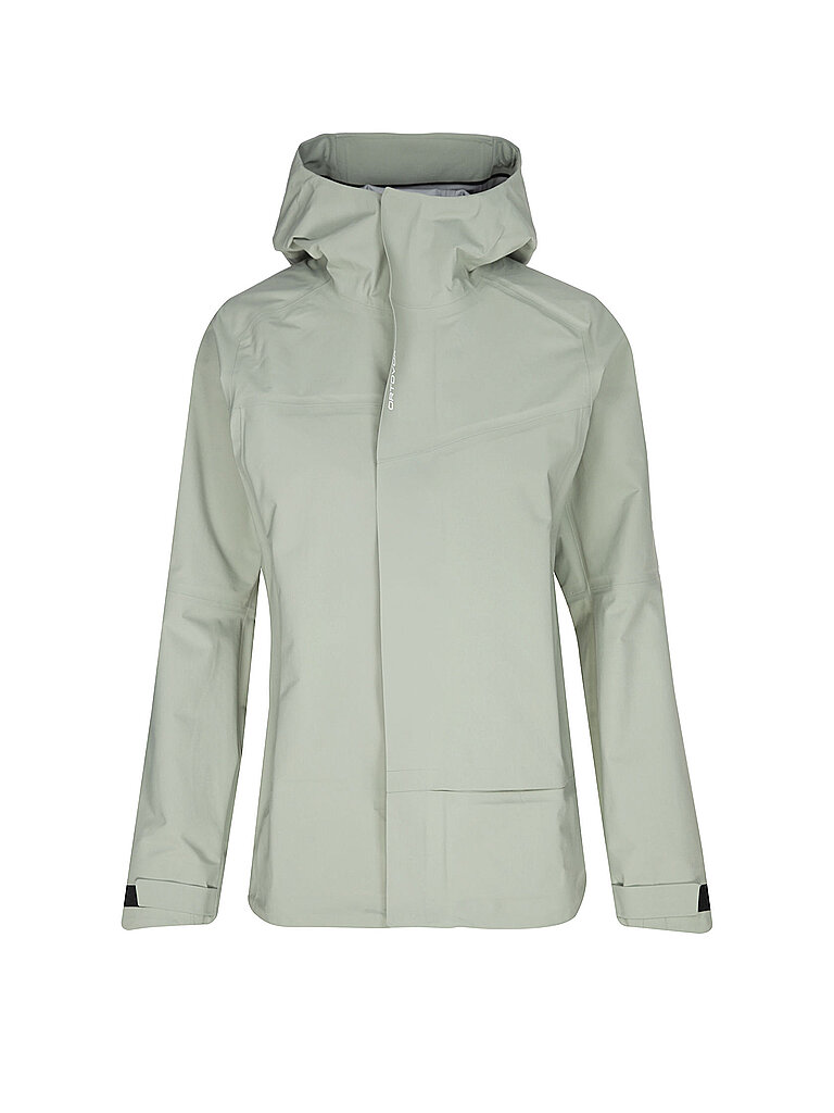 Ortovox ORTOVOX Damen Jacke Seceda 3L Hoodie hellgrün | S, hellgrün