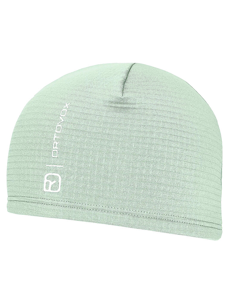 ORTOVOX Mütze Fleece Grid hellgrün