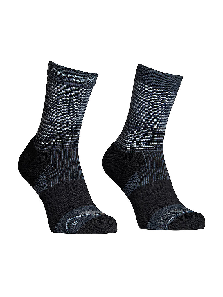 Ortovox ORTOVOX Herren Wandersocken All Mountain Mid Socks M schwarz | 39-41, schwarz