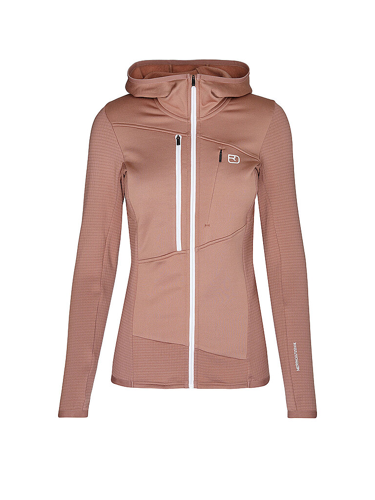 Ortovox ORTOVOX Damen Fleecejacke Fleece Grid Hoodie beere | XS, beere
