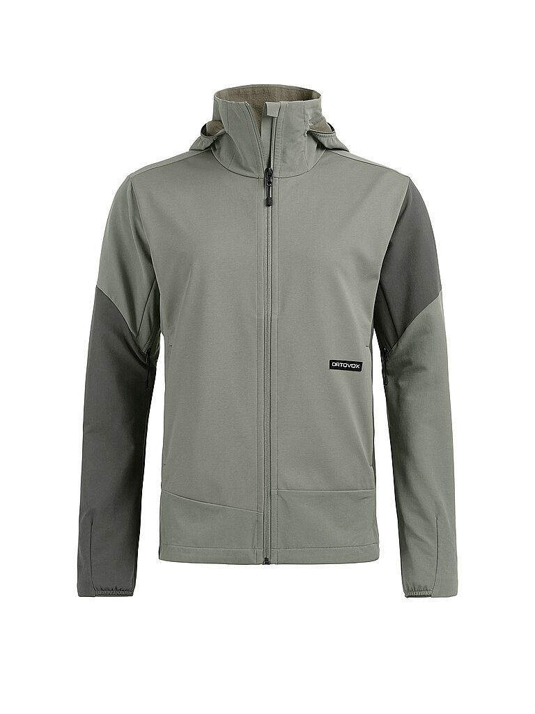 Ortovox ORTOVOX Damen Touren Softshelljacke Ortler Plus Windstopper Hoodie grau | XS, grau