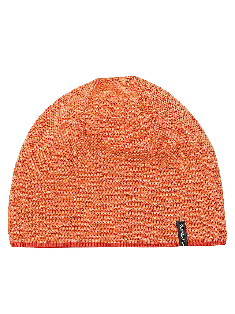 Ortovox ORTOVOX Mütze Merino Logo Knit orange, orange