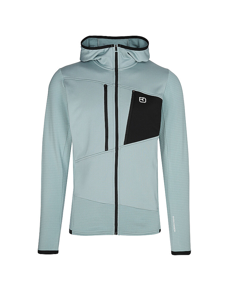 Ortovox ORTOVOX Herren Fleecejacke Grid Hoodie hellblau | L, hellblau