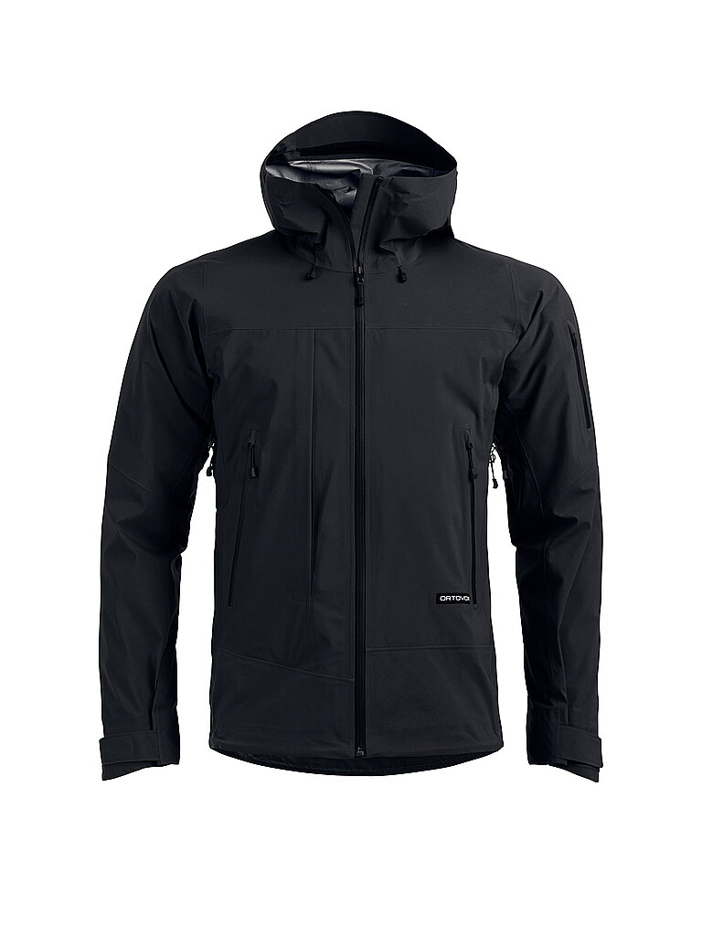 Ortovox ORTOVOX Herren Tourenjacke Ortler GTX 3L Hoodie schwarz | S, schwarz