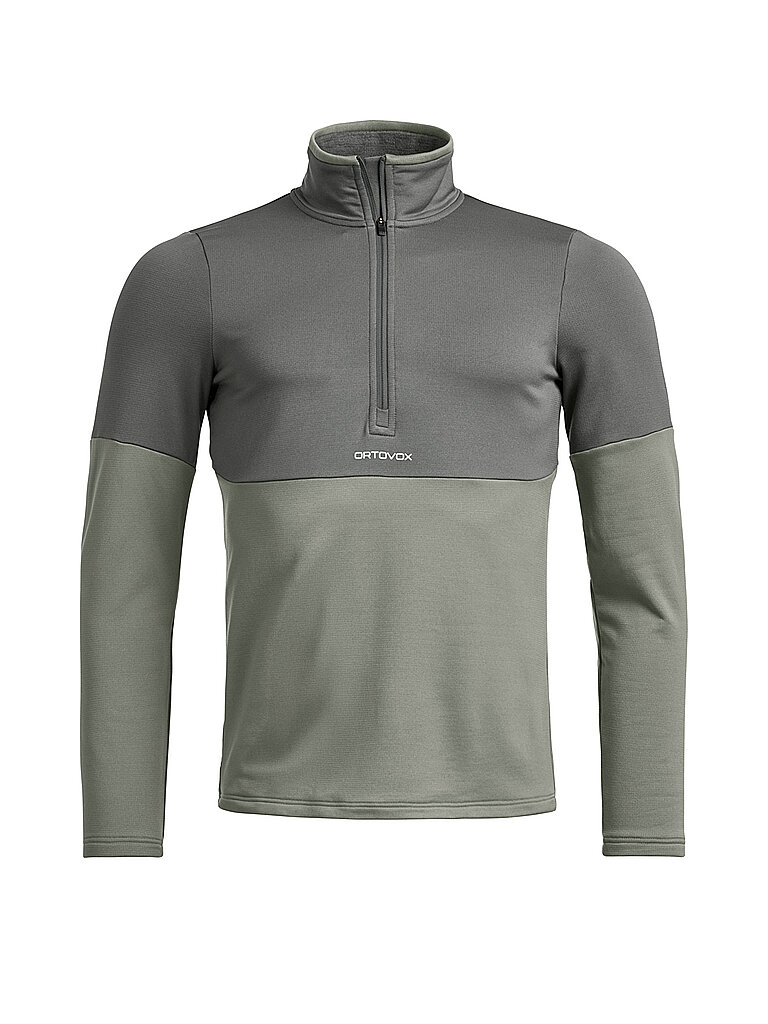 Ortovox ORTOVOX Herren Touren Zipshirt Fleece Light hellgrün | S, hellgrün