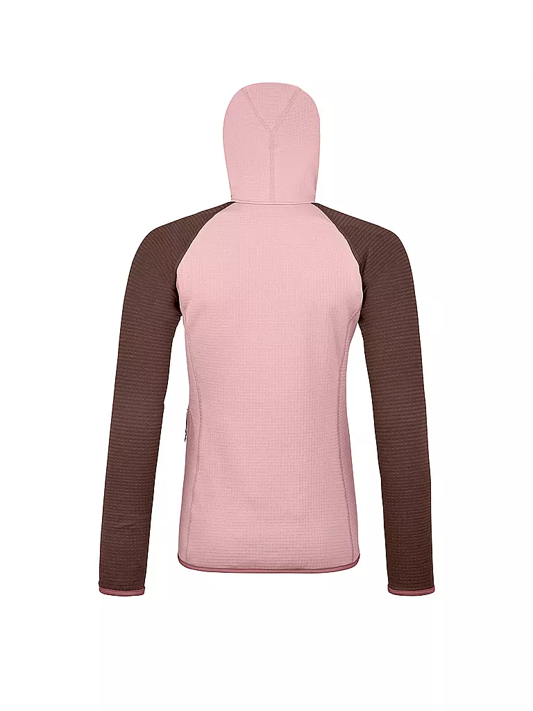 ORTOVOX | Damen Fleecejacke Classic Knit Hoodie | rosa
