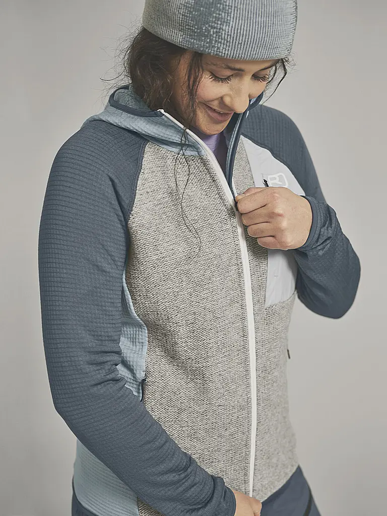 ORTOVOX | Damen Fleecejacke Classic Knit Hoodie | 