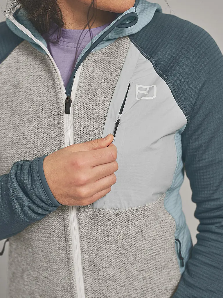 ORTOVOX | Damen Fleecejacke Classic Knit Hoodie | 