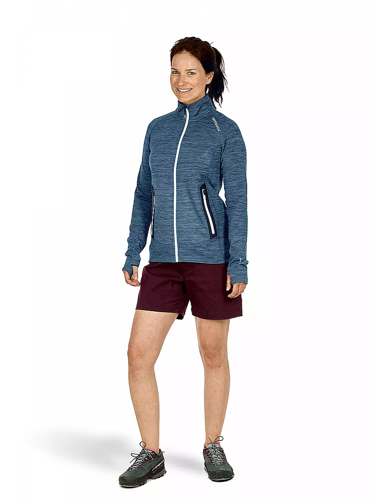 ORTOVOX | Damen Fleecejacke Fleece Light Melange | blau