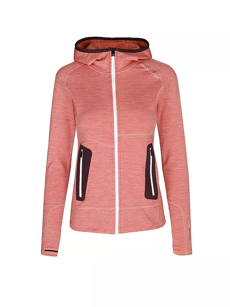 ORTOVOX | Damen Fleecejacke Light Hoodie | rosa