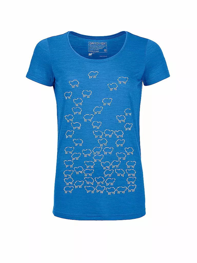 ORTOVOX | Damen Funktionsshirt 150 Cool Let It Sheep | blau
