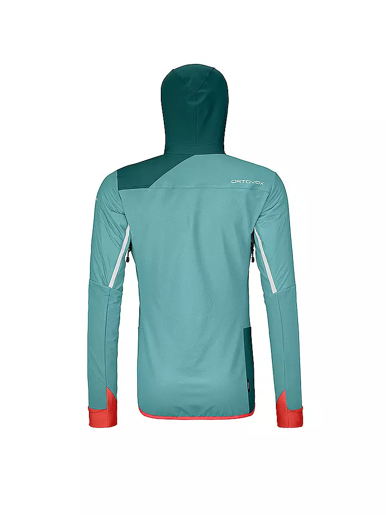 ORTOVOX | Damen Hybridjacke Col Becchei SW Hoodie | mint