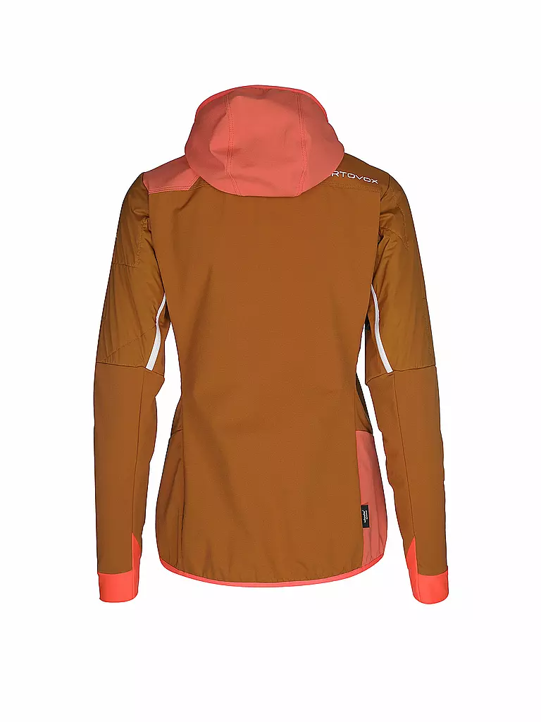 ORTOVOX | Damen Hybridjacke Col.Becchei Hoodie | orange