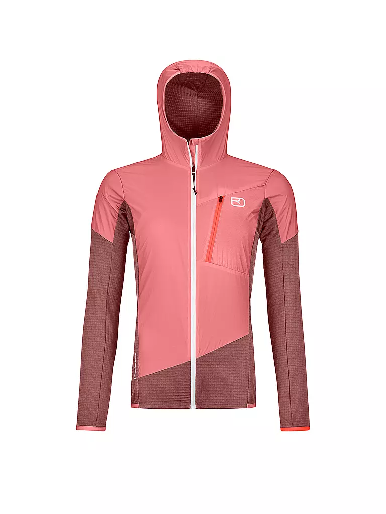 ORTOVOX | Damen Hybridjacke Ladiz Hoodie | koralle