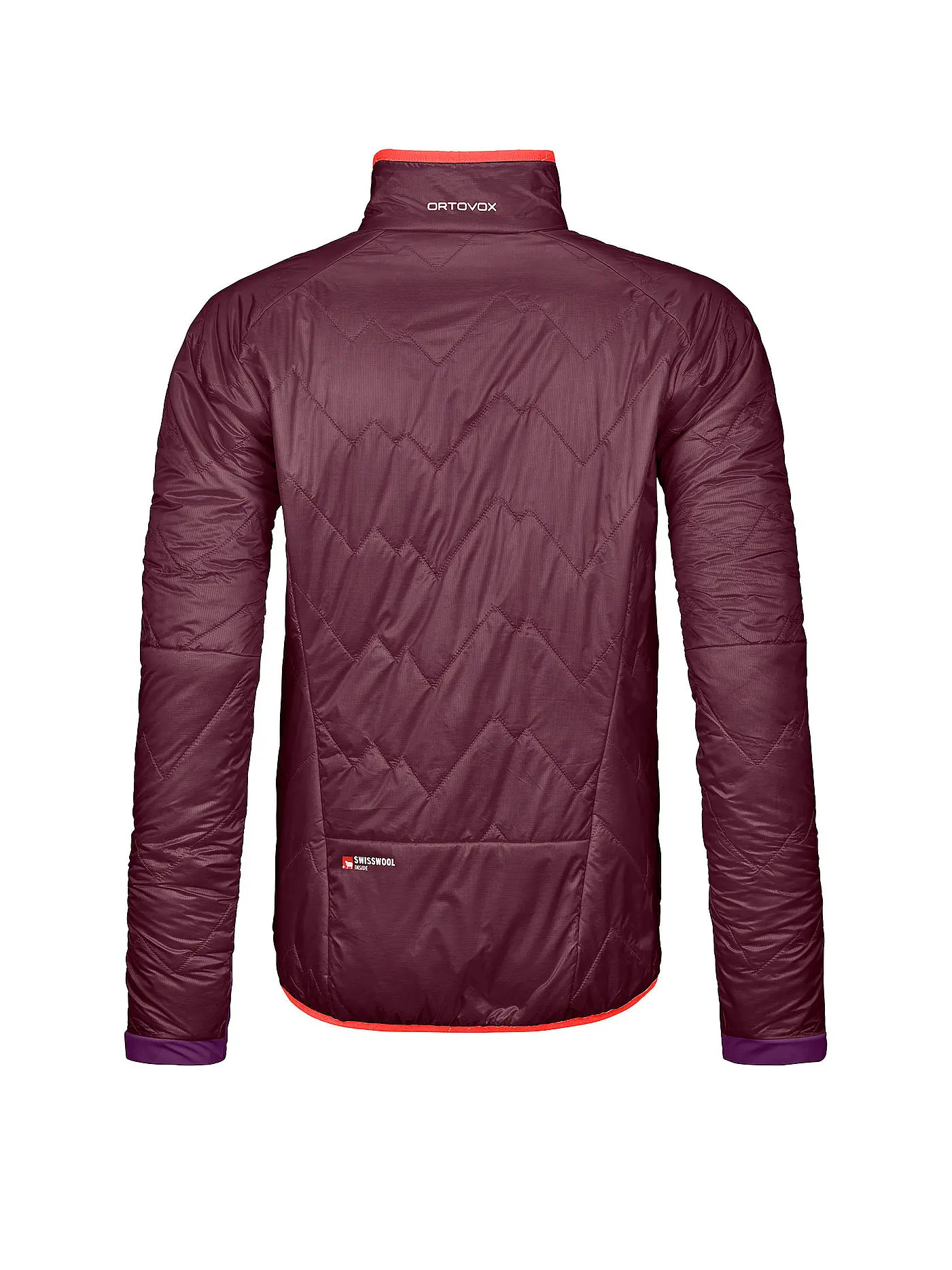 ORTOVOX | Damen Isojacke Piz Vial SW | dunkelrot