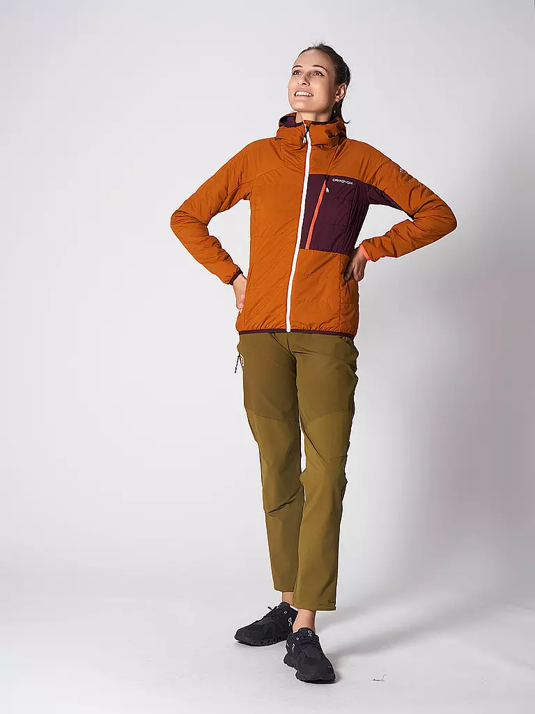 ORTOVOX | Damen Isolationsjacke Piz Duan Swisswool | orange