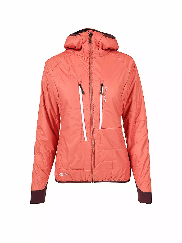 ORTOVOX | Damen Isolationsjacke SWISSWOOL PIZ BOÈ | Koralle