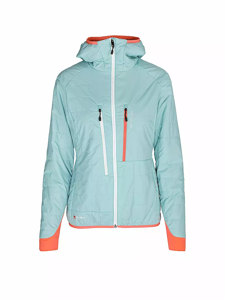 ORTOVOX | Damen Isolationsjacke SWISSWOOL PIZ BOÈ | türkis