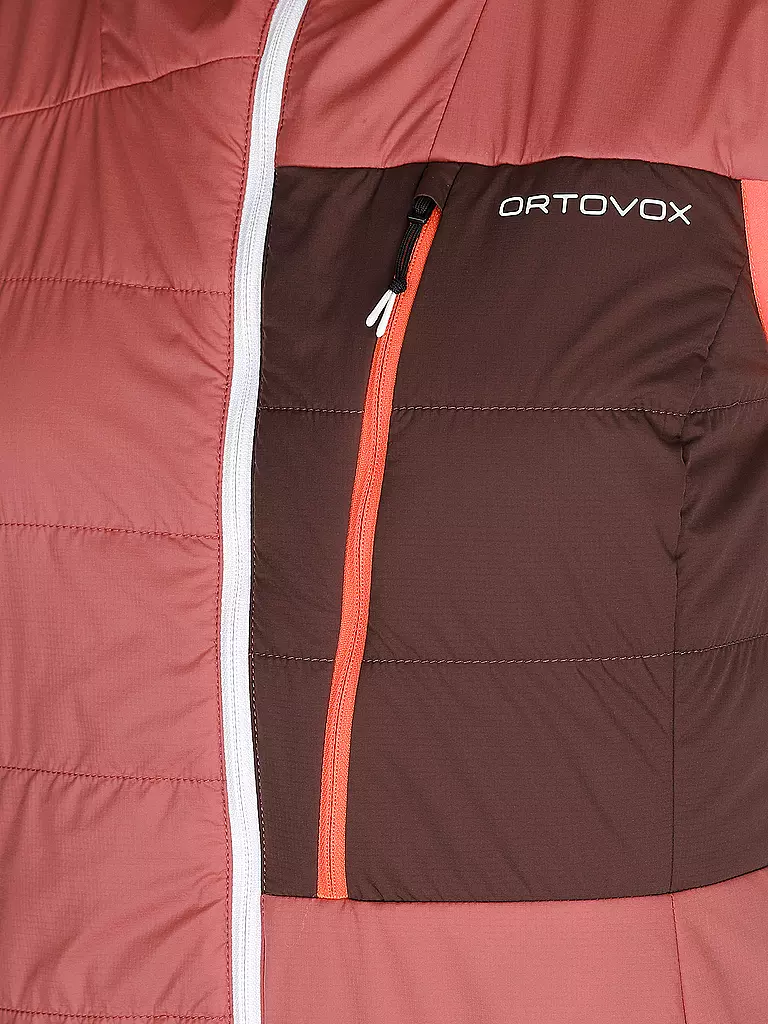 ORTOVOX | Damen Isolationsweste Piz Duan Swisswool | koralle