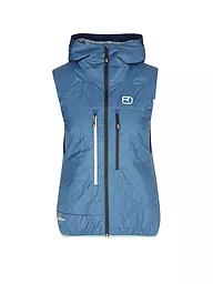 ORTOVOX | Damen Isoweste Swisswool Piz Boè Hoodie | blau