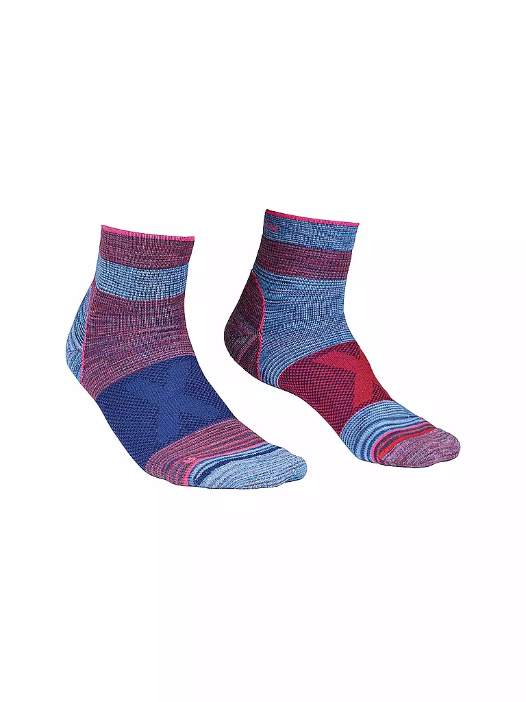 ORTOVOX | Damen Outdoorsocken Alpinist Quarter | blau