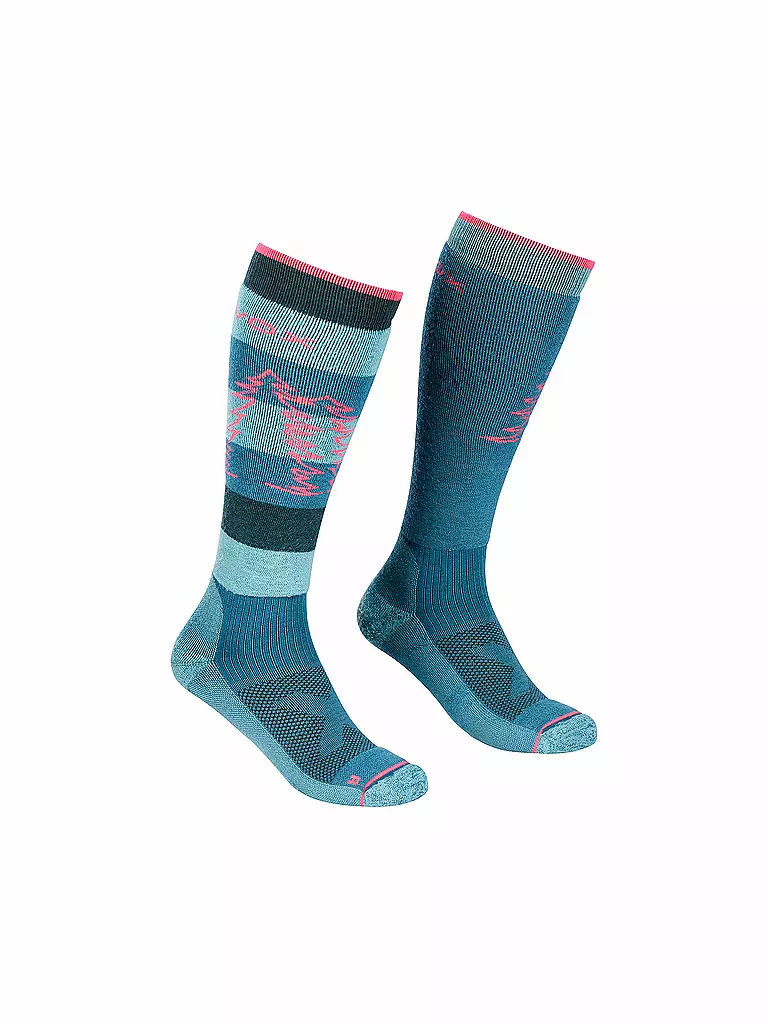 ORTOVOX | Damen Skitourensocken Freeride Long Socks | blau