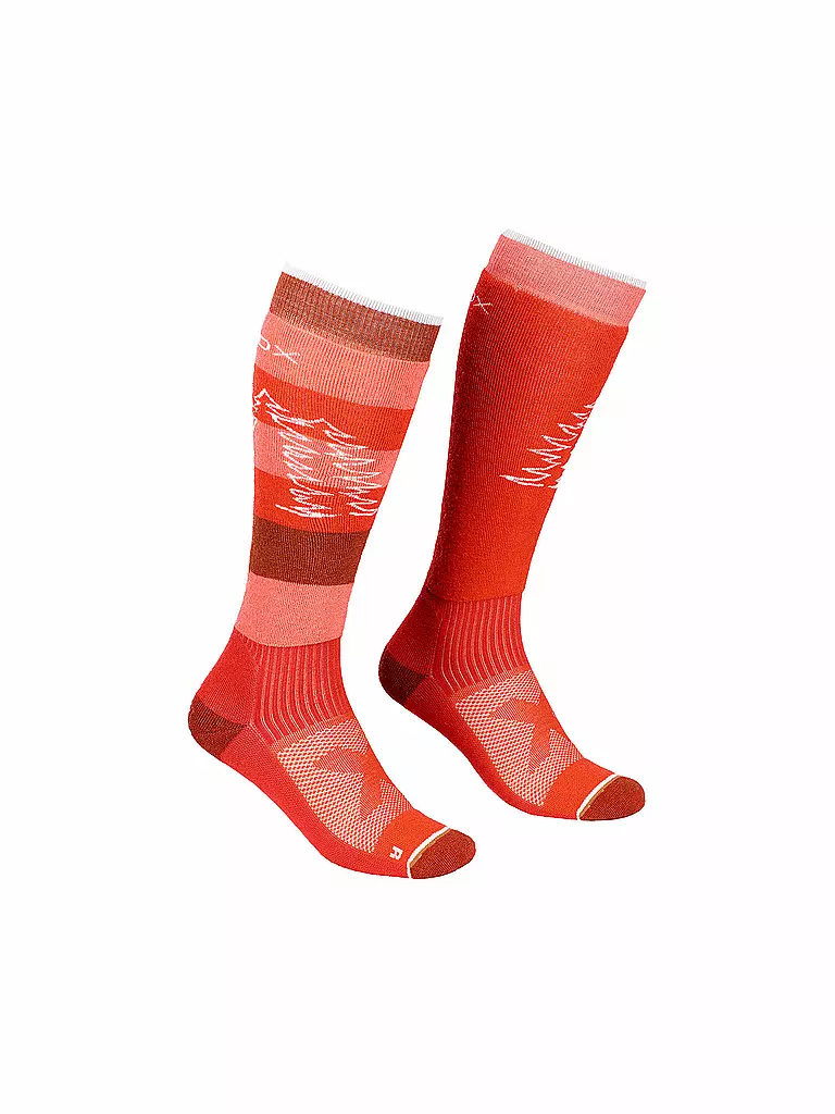 ORTOVOX | Damen Skitourensocken Freeride Long Socks | orange