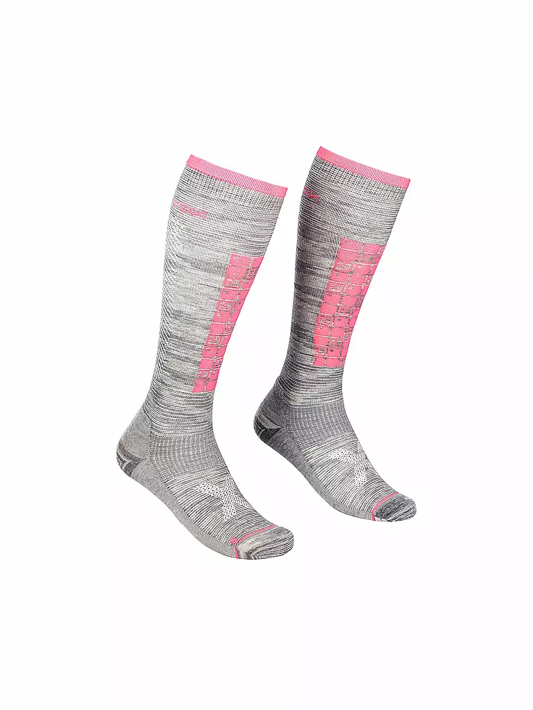 ORTOVOX | Damen Skitourensocken Ski Compression Long Socks | grau