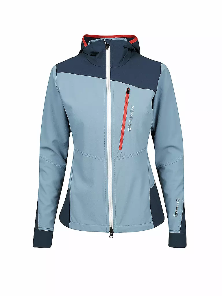 ORTOVOX | Damen Softshelljacke Pala Hoody | blau