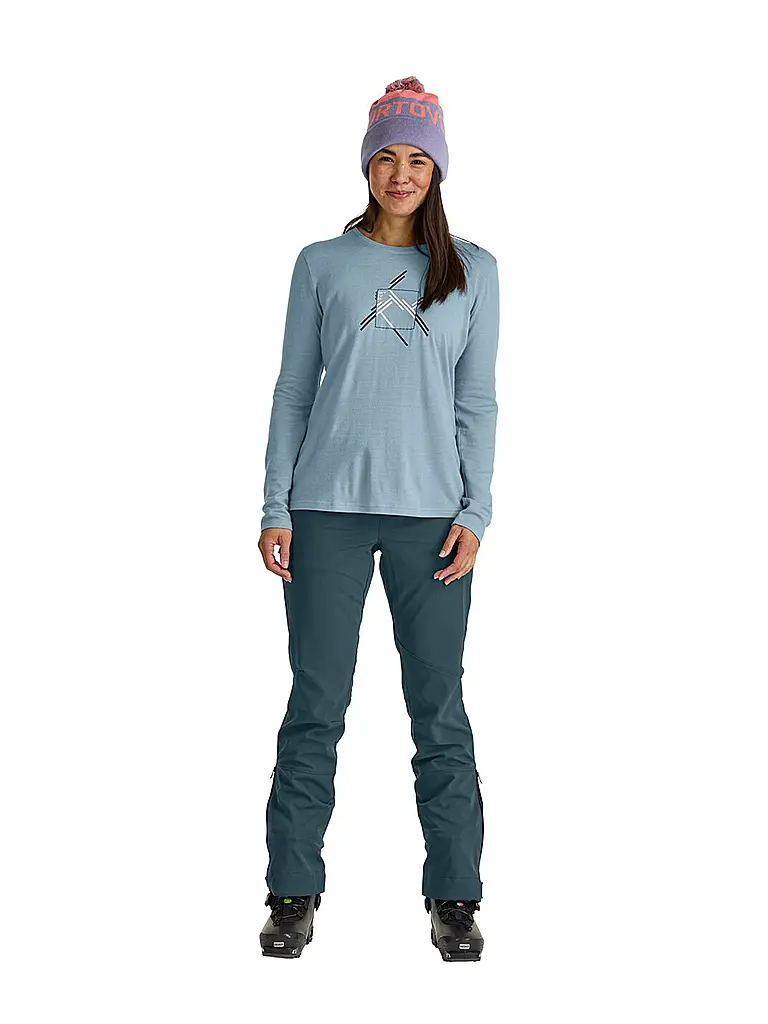 ORTOVOX | Damen Touren Softshellhose Col Becchei | petrol