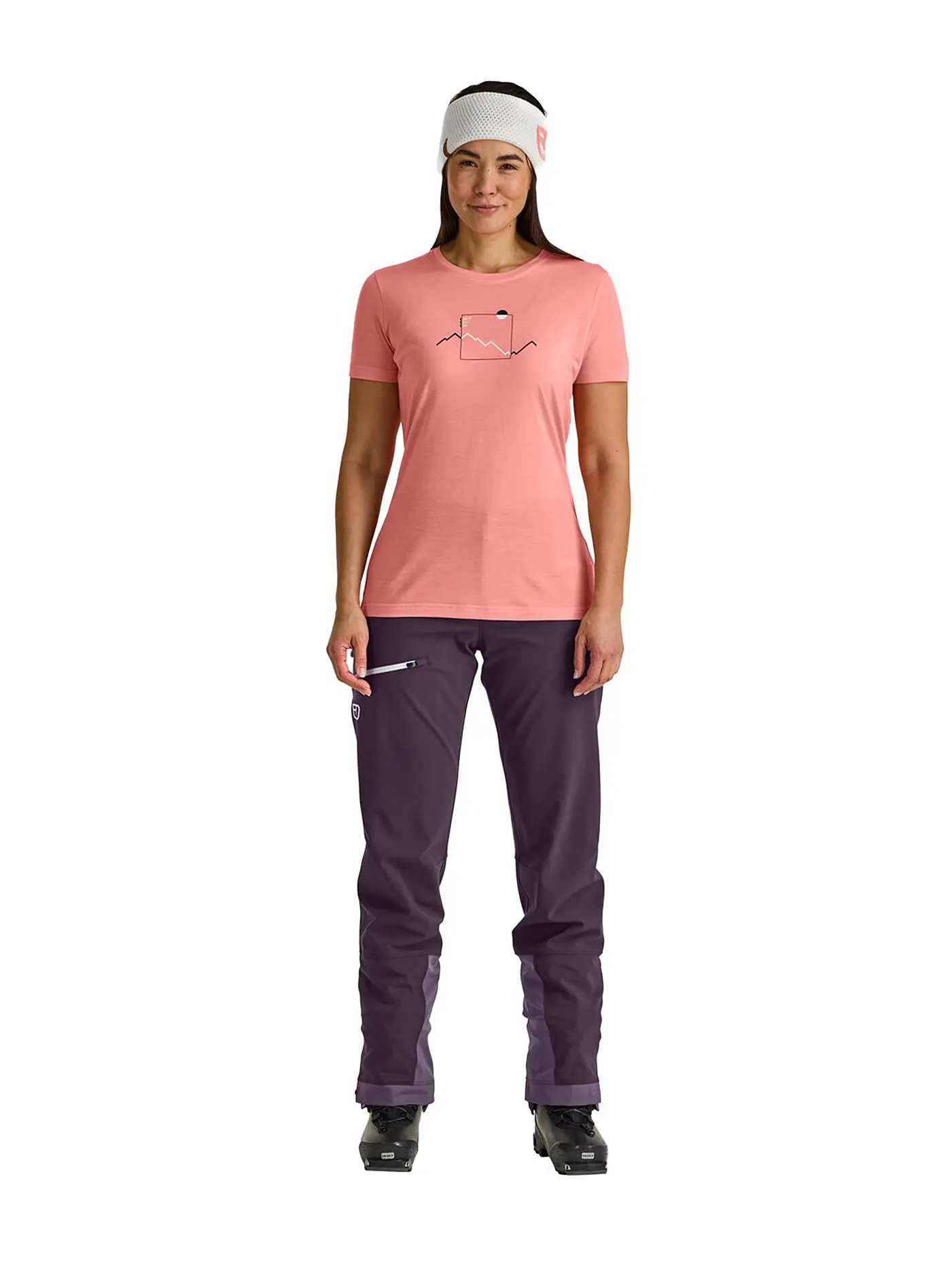 ORTOVOX | Damen Touren Softshellhose Pizol | beere