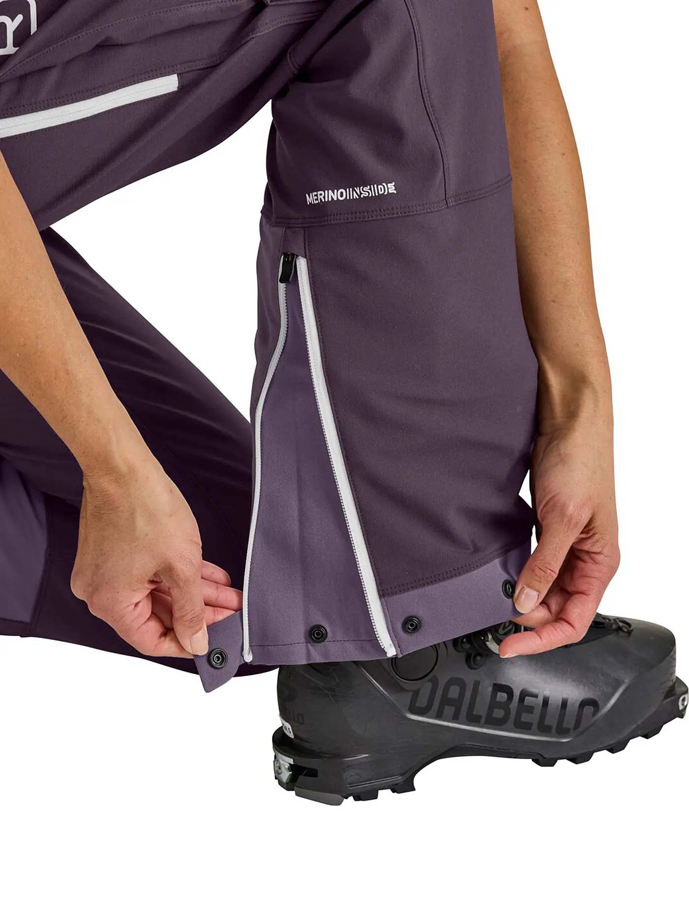 ORTOVOX | Damen Touren Softshellhose Pizol | beere