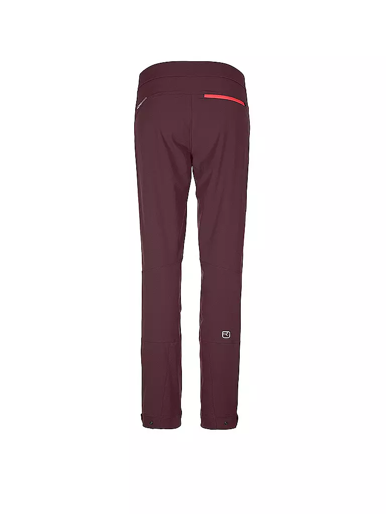 ORTOVOX | Damen Tourenhose Cevedale | dunkelrot