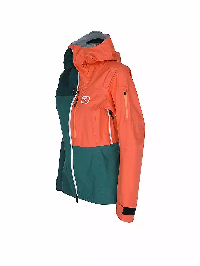 ORTOVOX | Damen Tourenjacke Ortler 3L Hoodie | petrol